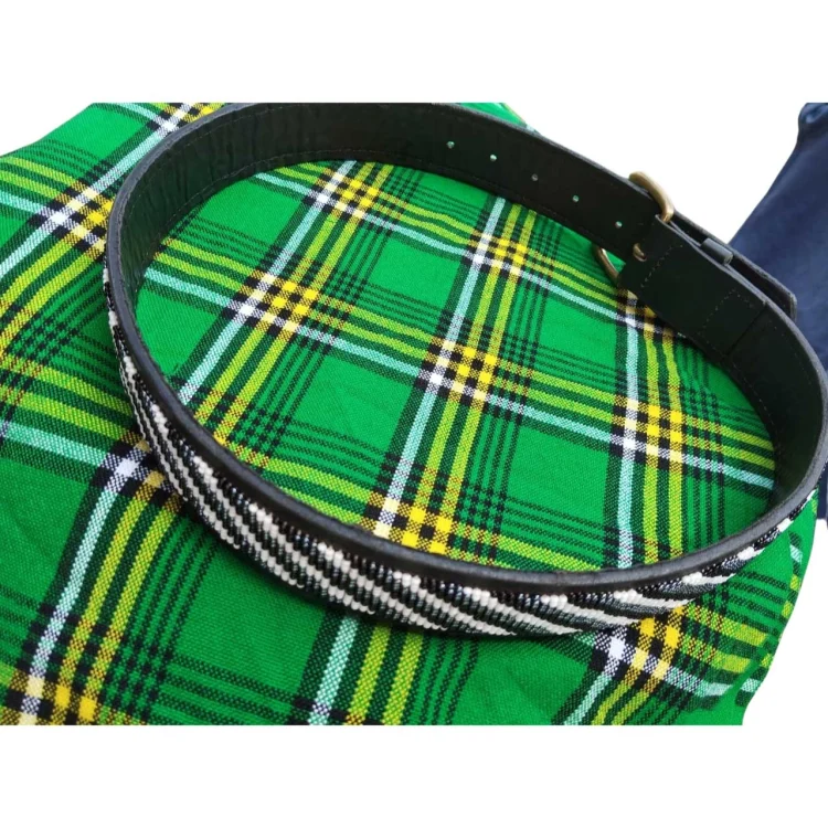 Jorova Beaded Leather Belt