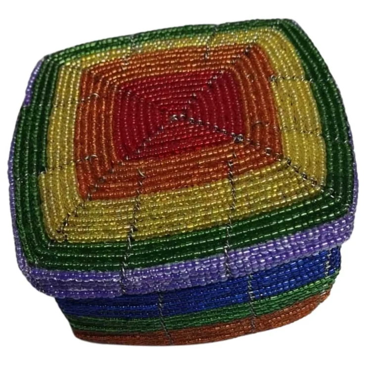Jorova Beaded Square Box