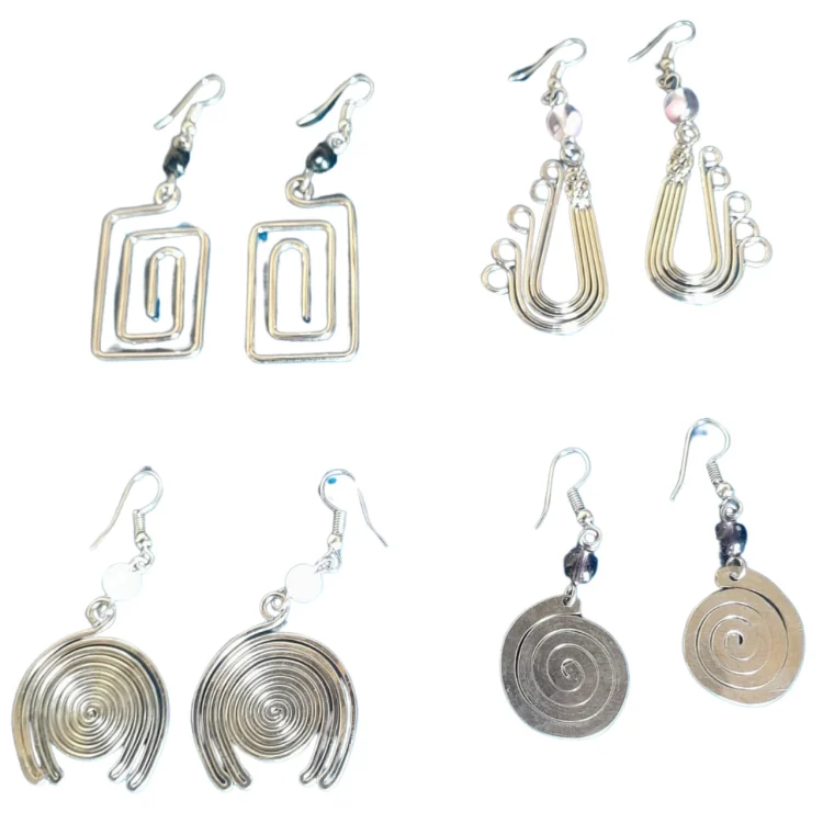Jorova assorted coil earrings