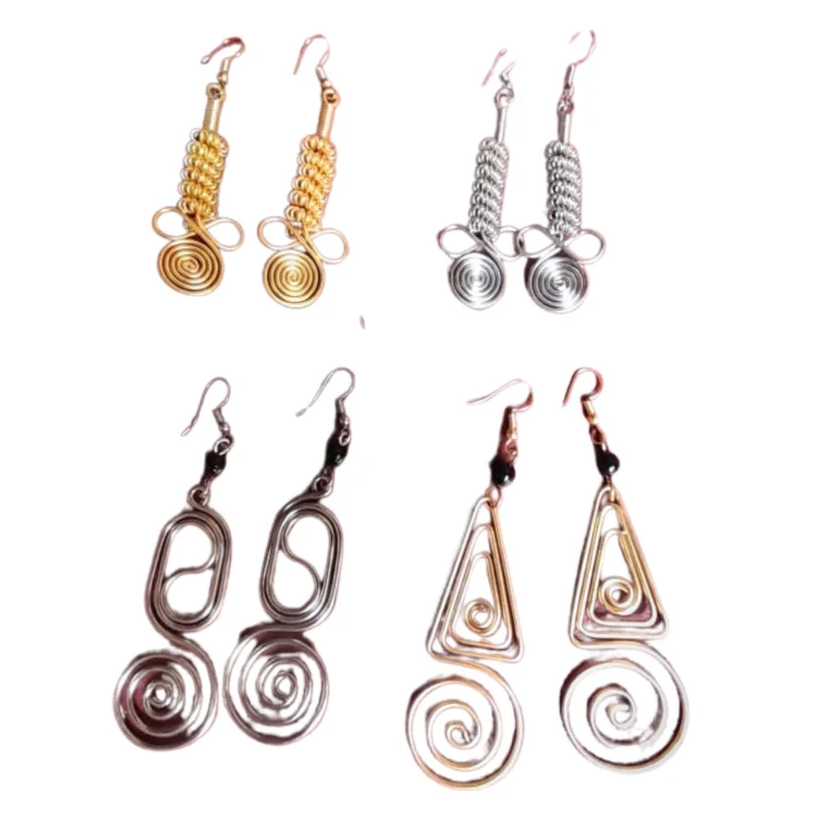 Jorova coil assorted earrings (3)
