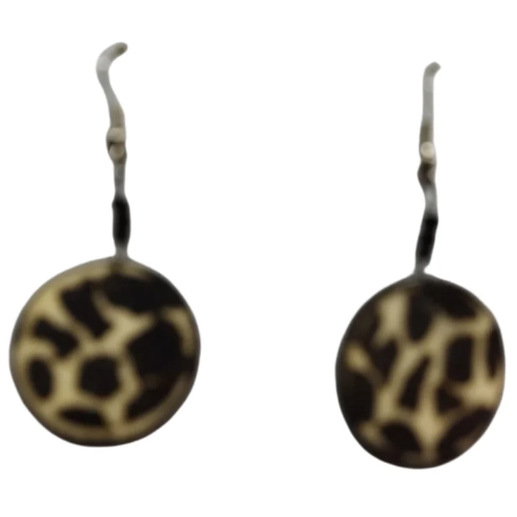 Jorova giraffe print bone earing