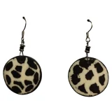 Jorova giraffe print bone earing