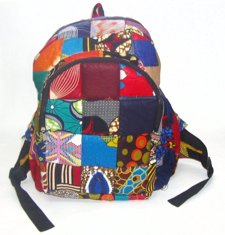Jorova Crafts Kitenge patchwork backpack